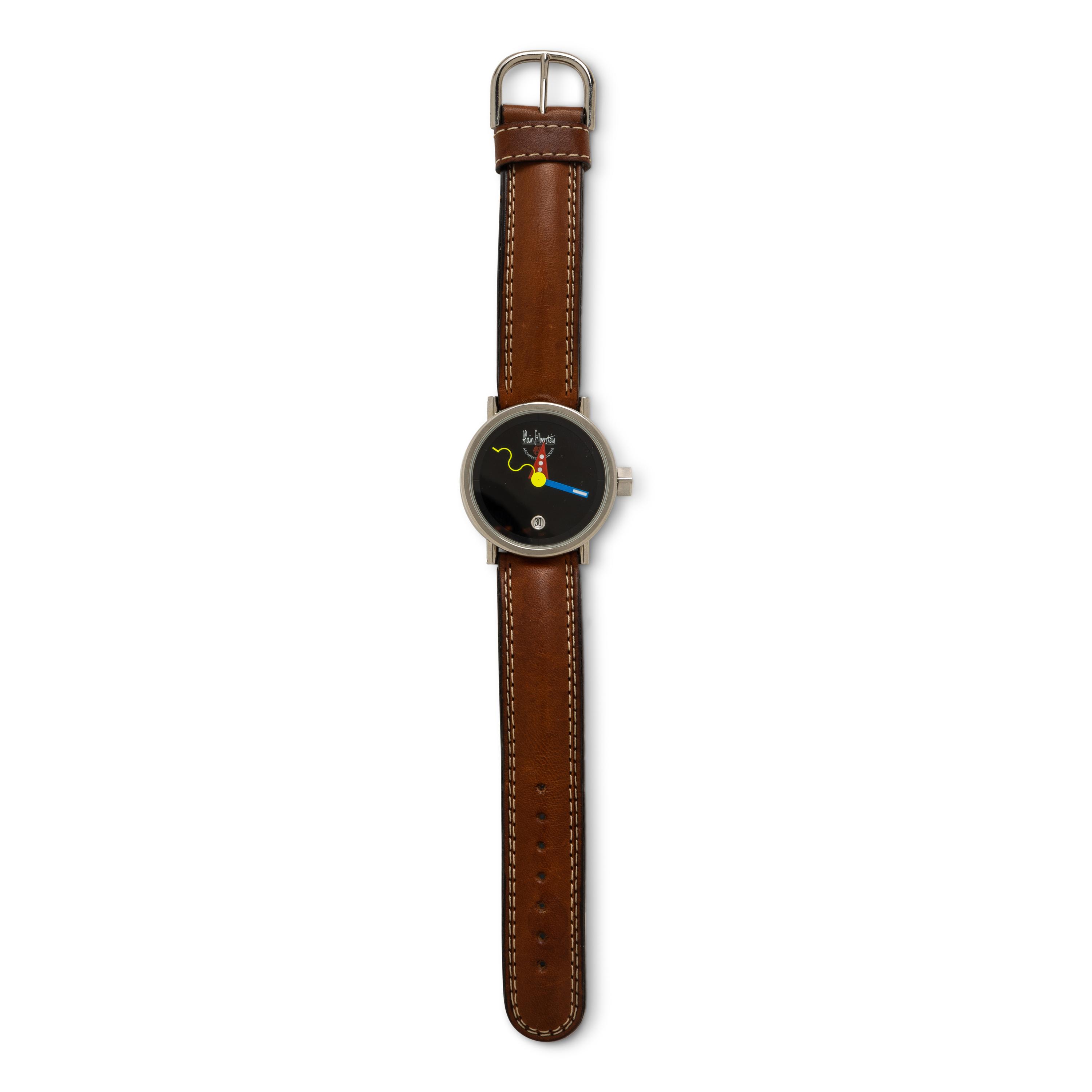 Alain Silberstein, Stainless Steel 'Klub Medio' Watch