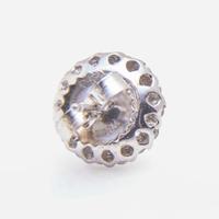 A Pair of 18K White Gold and Diamond Stud Earrings