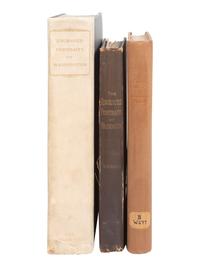 [WASHINGTON, George (1732-1799)]. A group of books and historic auction catalogues about the engraved portraits of George Washington, including Hart, comprising: