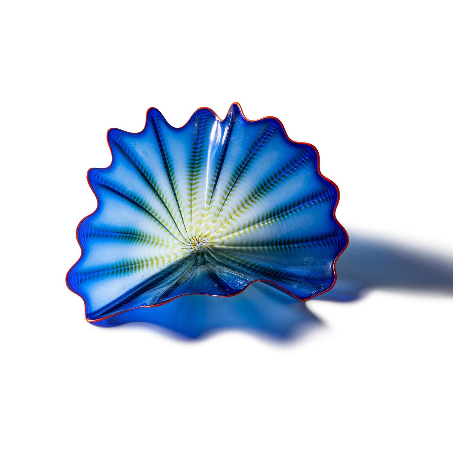 3 Persian Blue elements with orange lip wraps, 1998