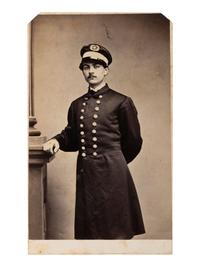[CIVIL WAR] 12 photos of naval subjects, incl. Goldsborough, Dahlgren, Braine, & French (US Marines)