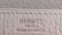 Hermès White Leather 32cm Kelly Bag, 2004