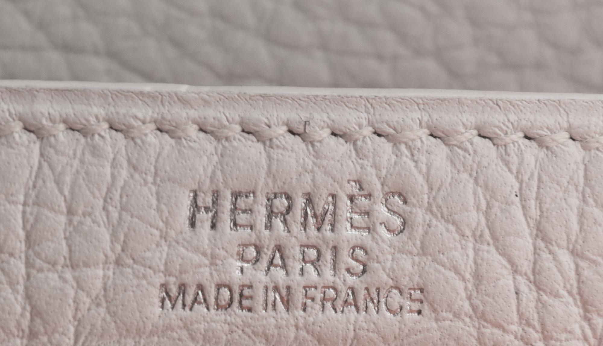 Hermès White Leather 32cm Kelly Bag, 2004