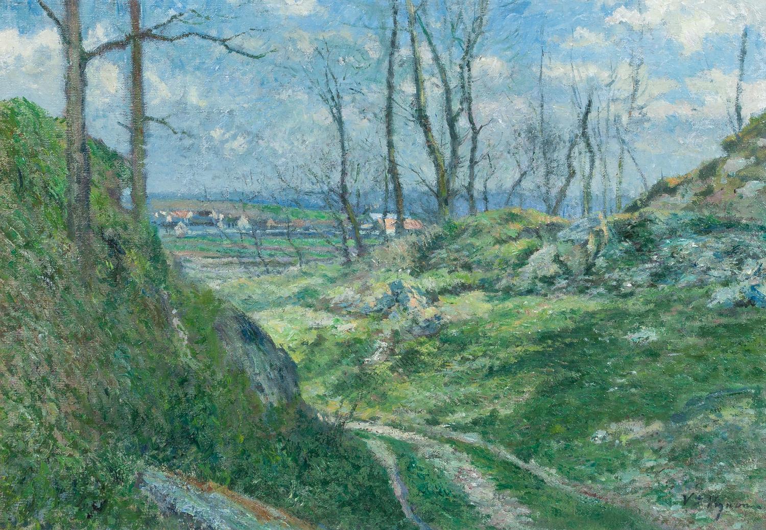 Paysage au premier printemps