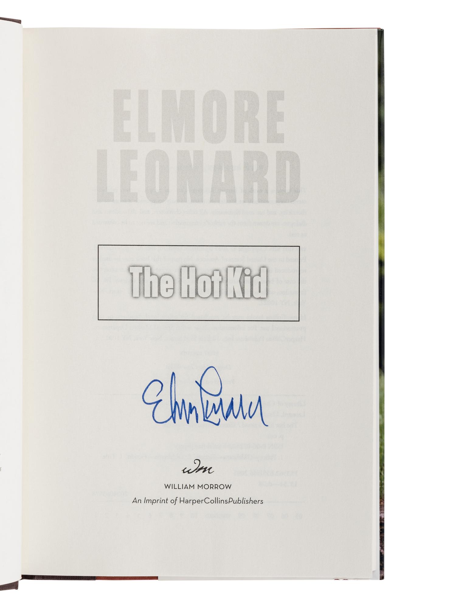 LEONARD, Elmore (1925-2013). A group of 16 works by Leonard, ALL FIRST EDITIONS, MOST SIGNED, comprising: