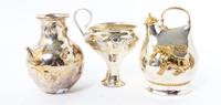 Two Ilias Lalaounis Silver Vessels, , together with another, two with certificates, all with individual fitted boxes.