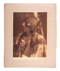 CURTIS, Edward (1868-1952). Slow Bull - Ogalala (Plate 84, portfolio 3)