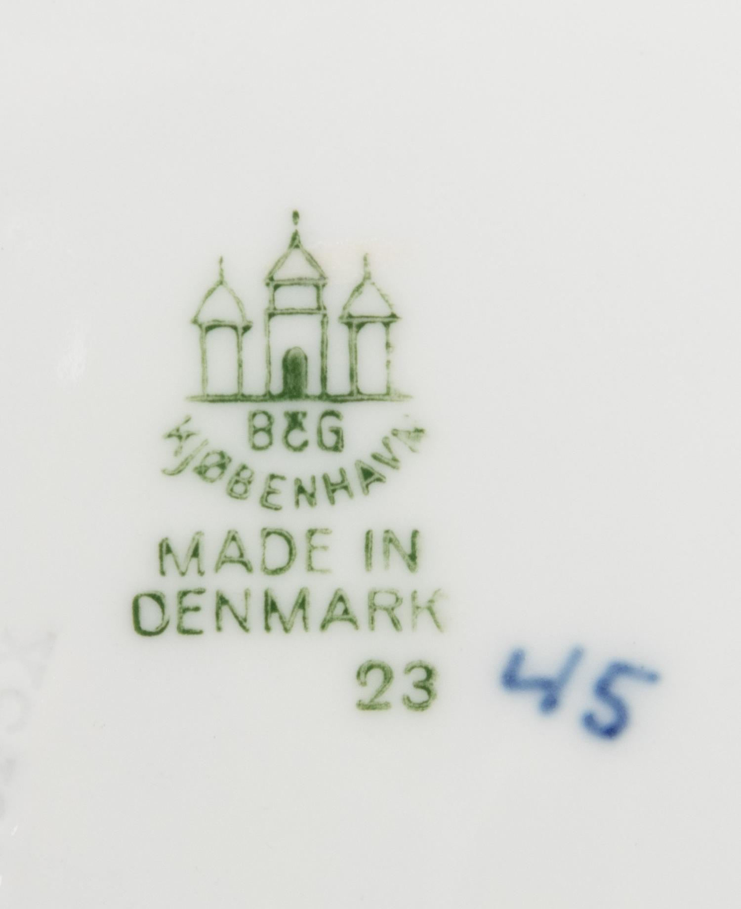 A Bing & Grondahl Porcelain Dinner Service