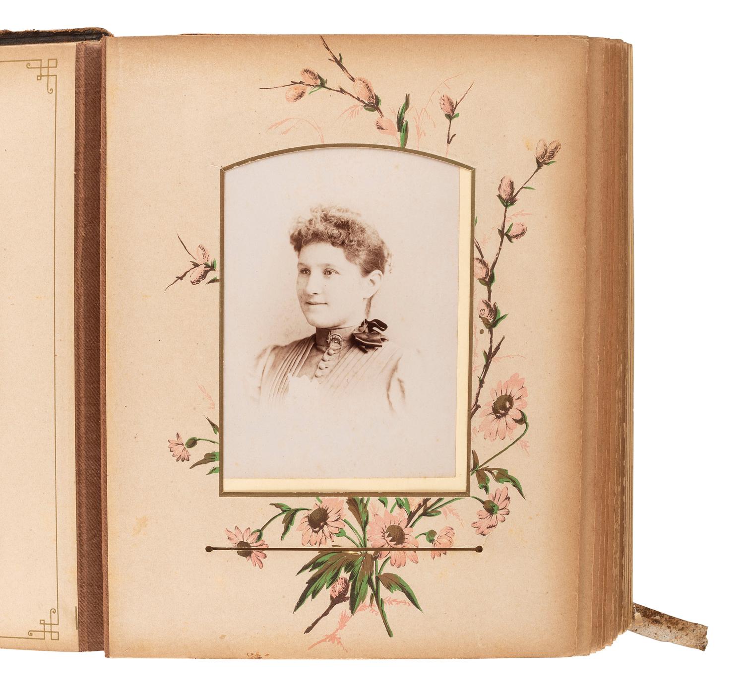 [EARLY PHOTOGRAPHY]. A collection of over 200 19th century photographs, incl. tintype of Indian Wars-era soldier.