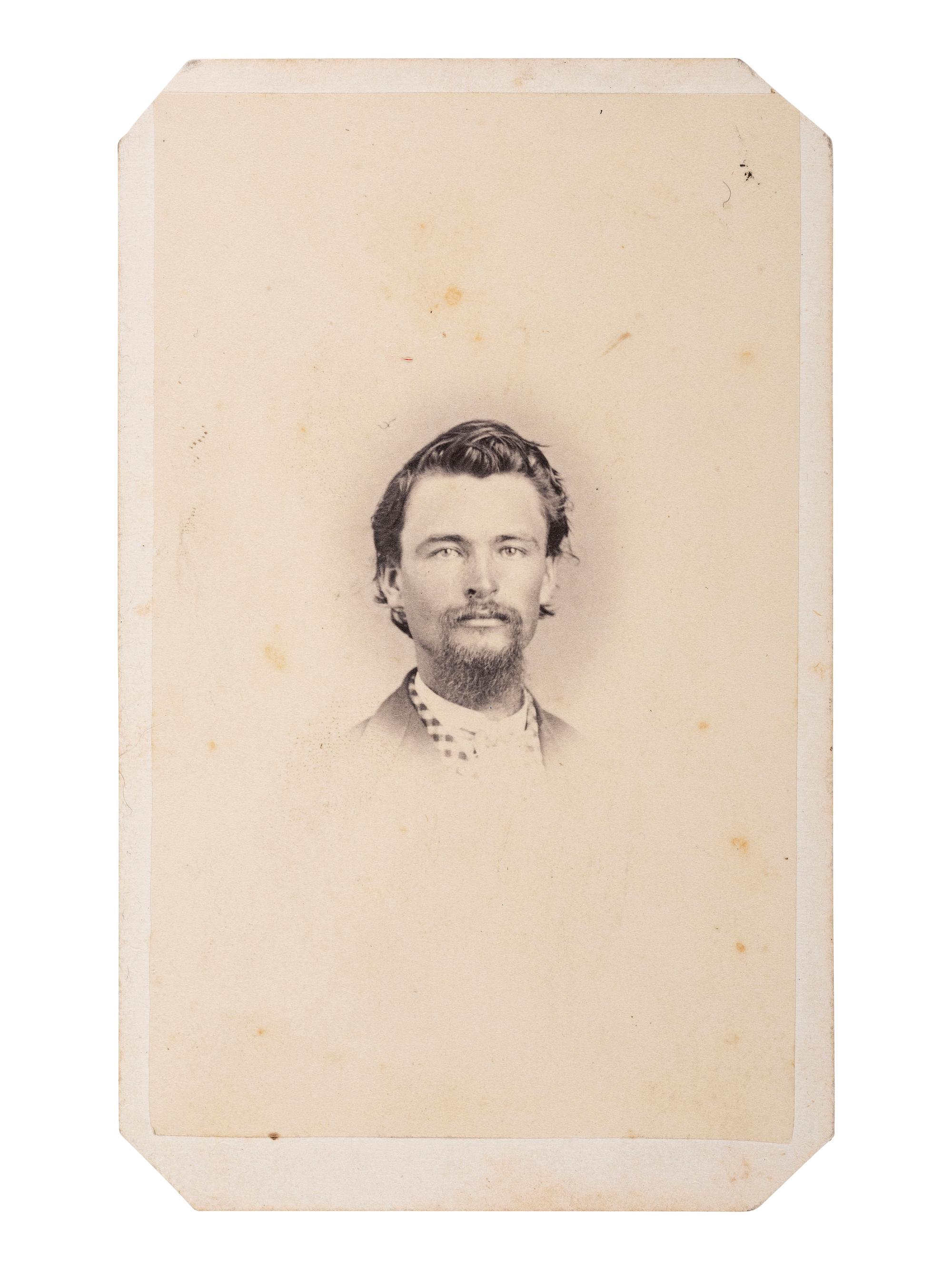 [CIVIL WAR] 16th OH Battery Archive, incl. hand-drawn camp scene, escutcheon, war-date diary, CDVs.