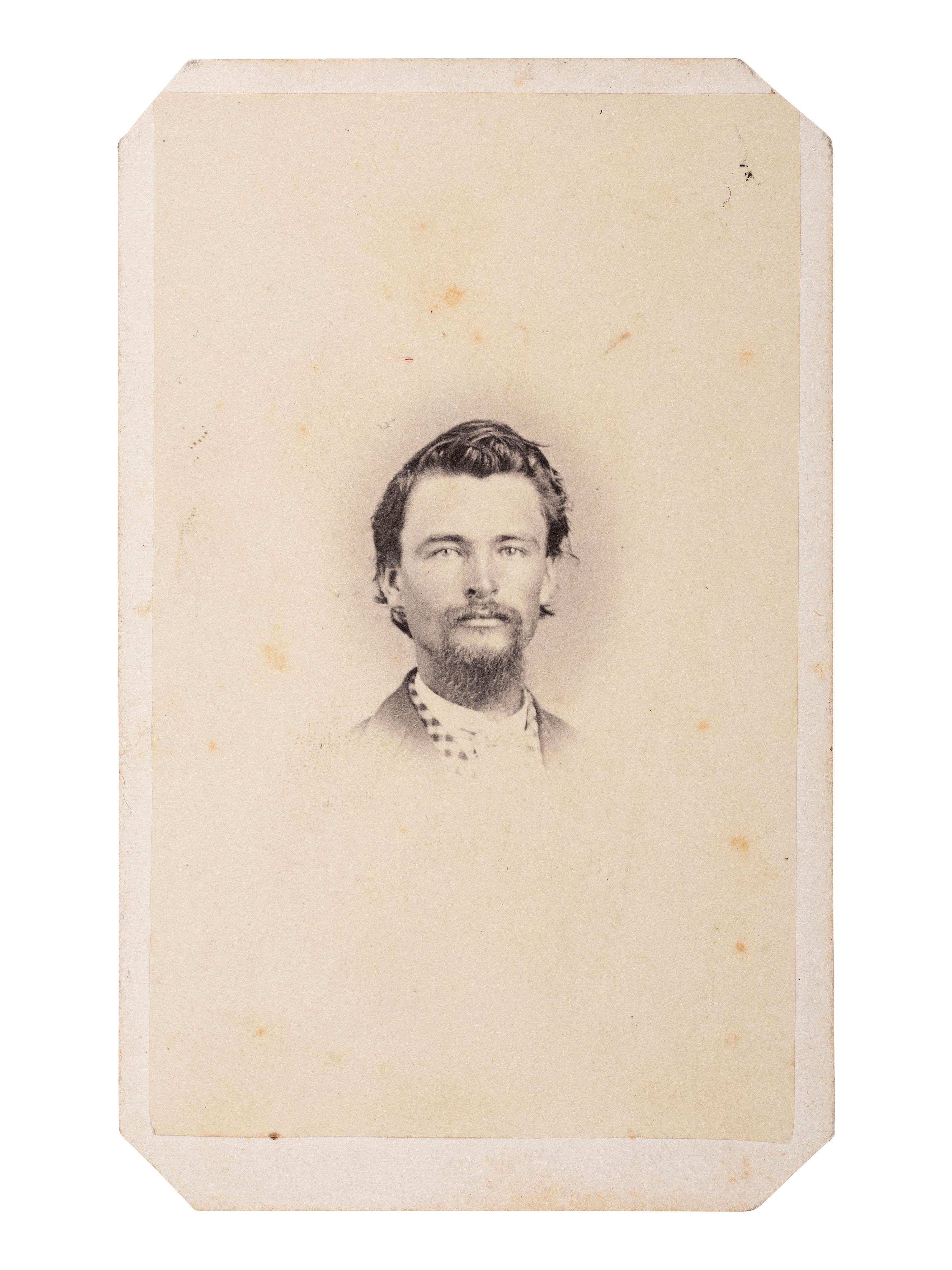 [CIVIL WAR] 16th OH Battery Archive, incl. hand-drawn camp scene, escutcheon, war-date diary, CDVs.