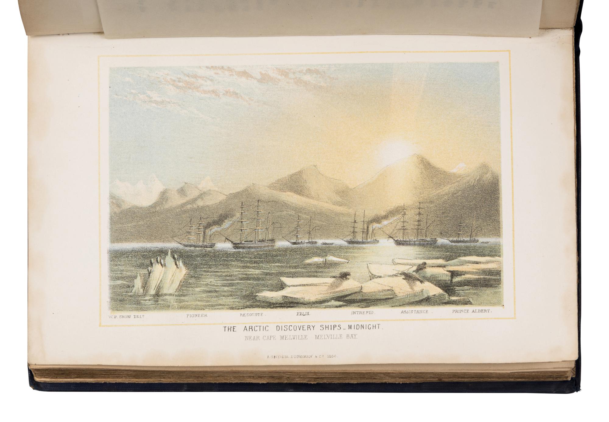 SNOW, W. Parker (1817-1895). Voyage of the Prince Albert in Search of Sir John Franklin: A Narrative of Every-Day Life in the Arctic Seas . London: Longman, Brown, Green, and Longmans, 1851.