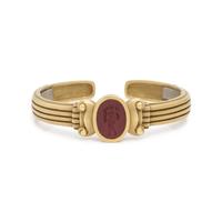 KIESELSTEIN-CORD, YELLOW GOLD AND CARNELIAN INTAGLIO BRACELET