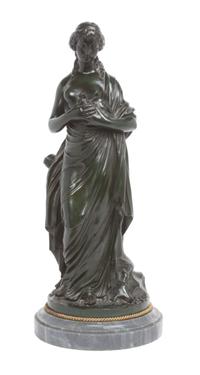 A Continental Bronze Figure Height 13 5/8 inches. — 20TH CENTURY