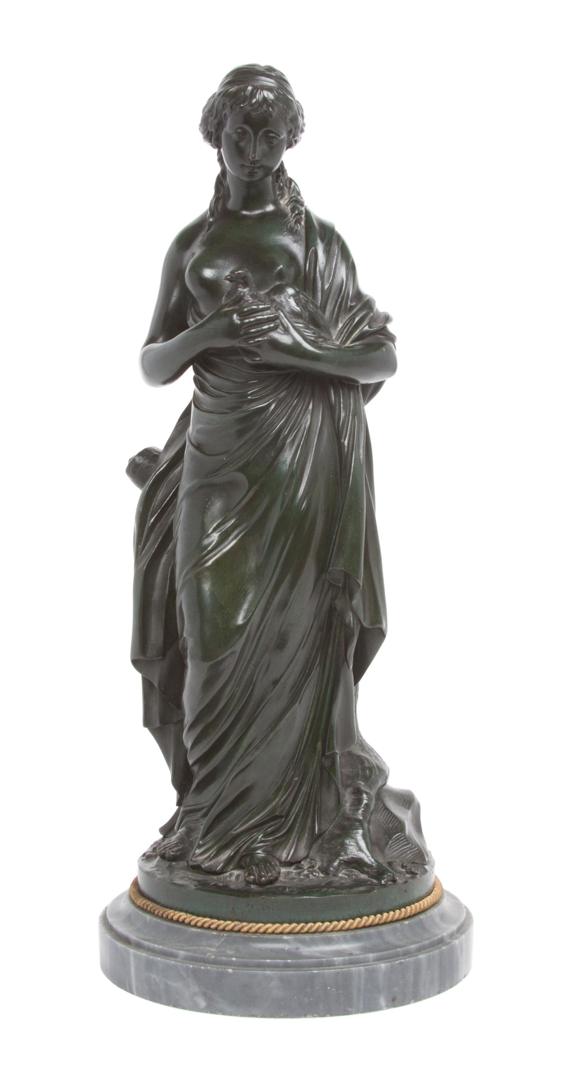 A Continental Bronze Figure Height 13 5/8 inches. — 20TH CENTURY