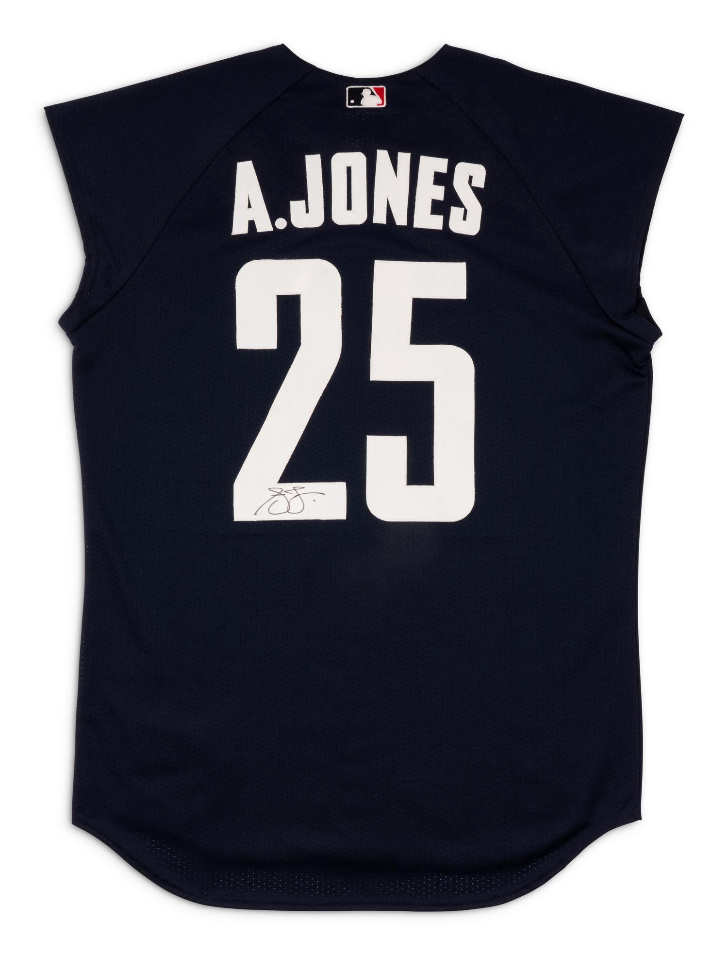A Group of Atlanta Braves Signed Autograph All Star Jerseys Sourced Directly From Team (Beckett Authentication Services),