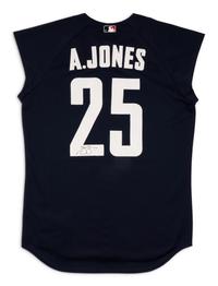 A Group of Atlanta Braves Signed Autograph All Star Jerseys Sourced Directly From Team (Beckett Authentication Services),