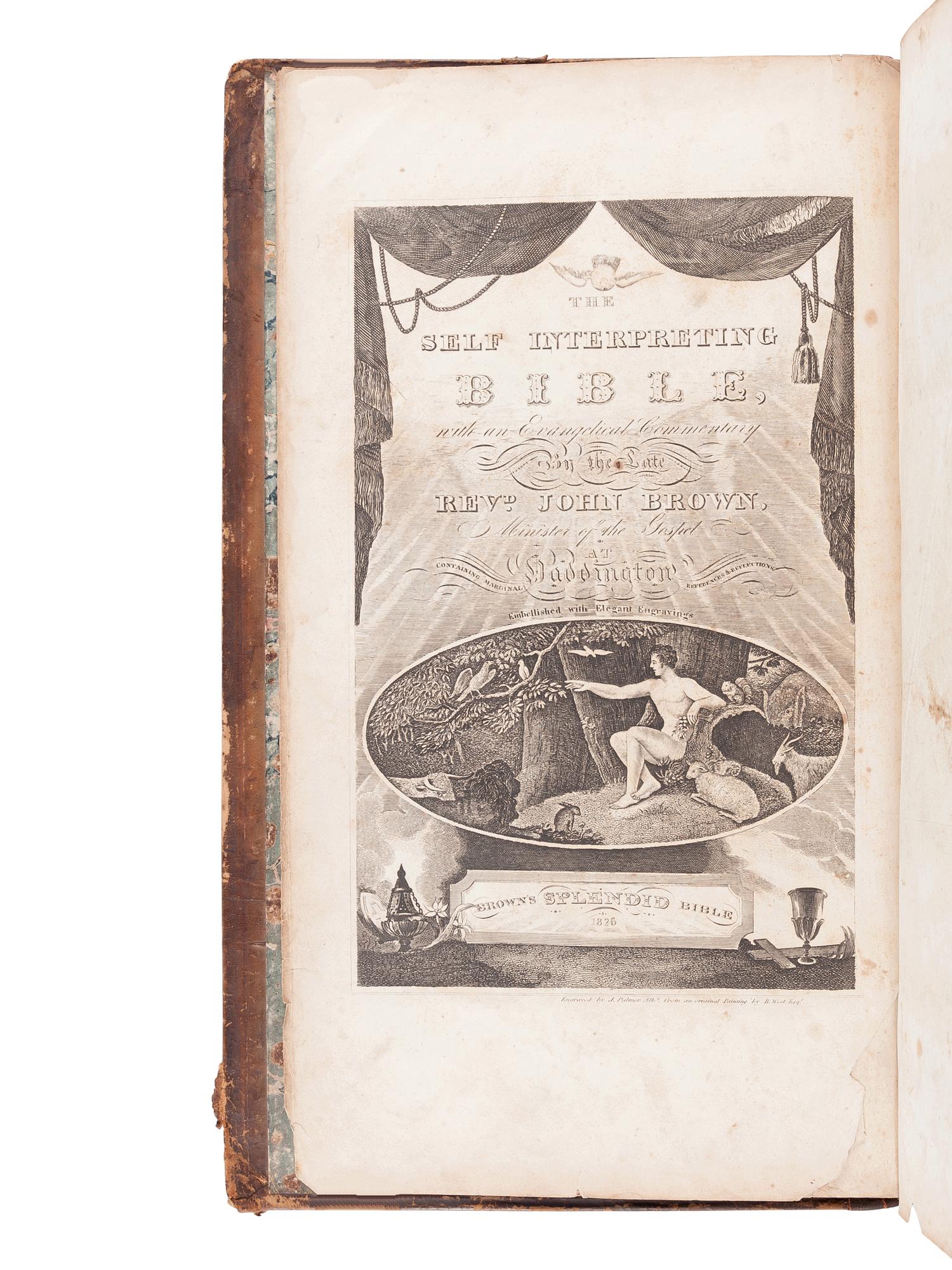 [BIBLES - AMERICAN]. A group of 7 works, comprising: