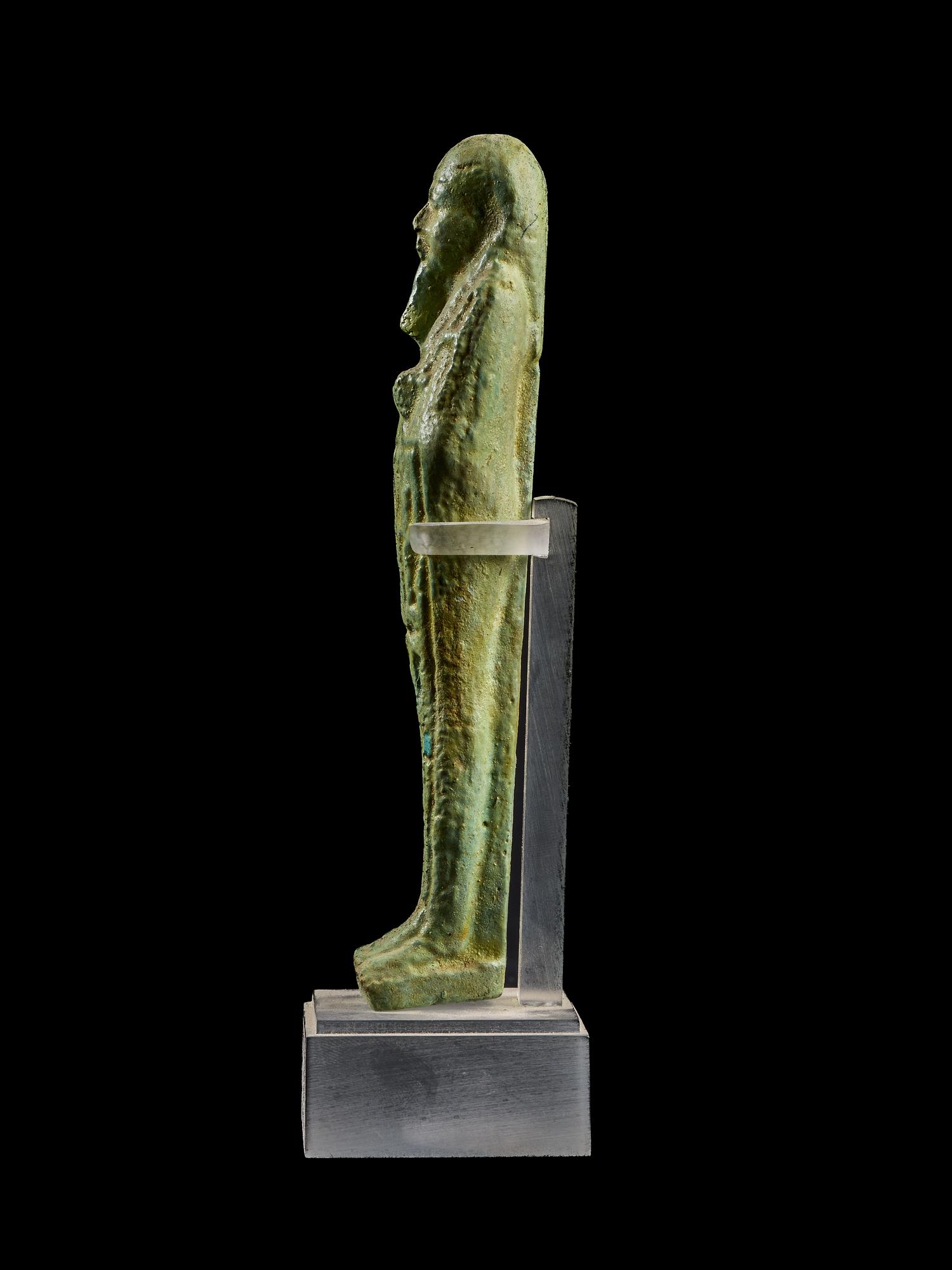 An Egyptian Faience Ushabti for Horet-Ha