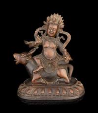 A Sino-Tibetan Copper Alloy Figure of a Bodhisattva