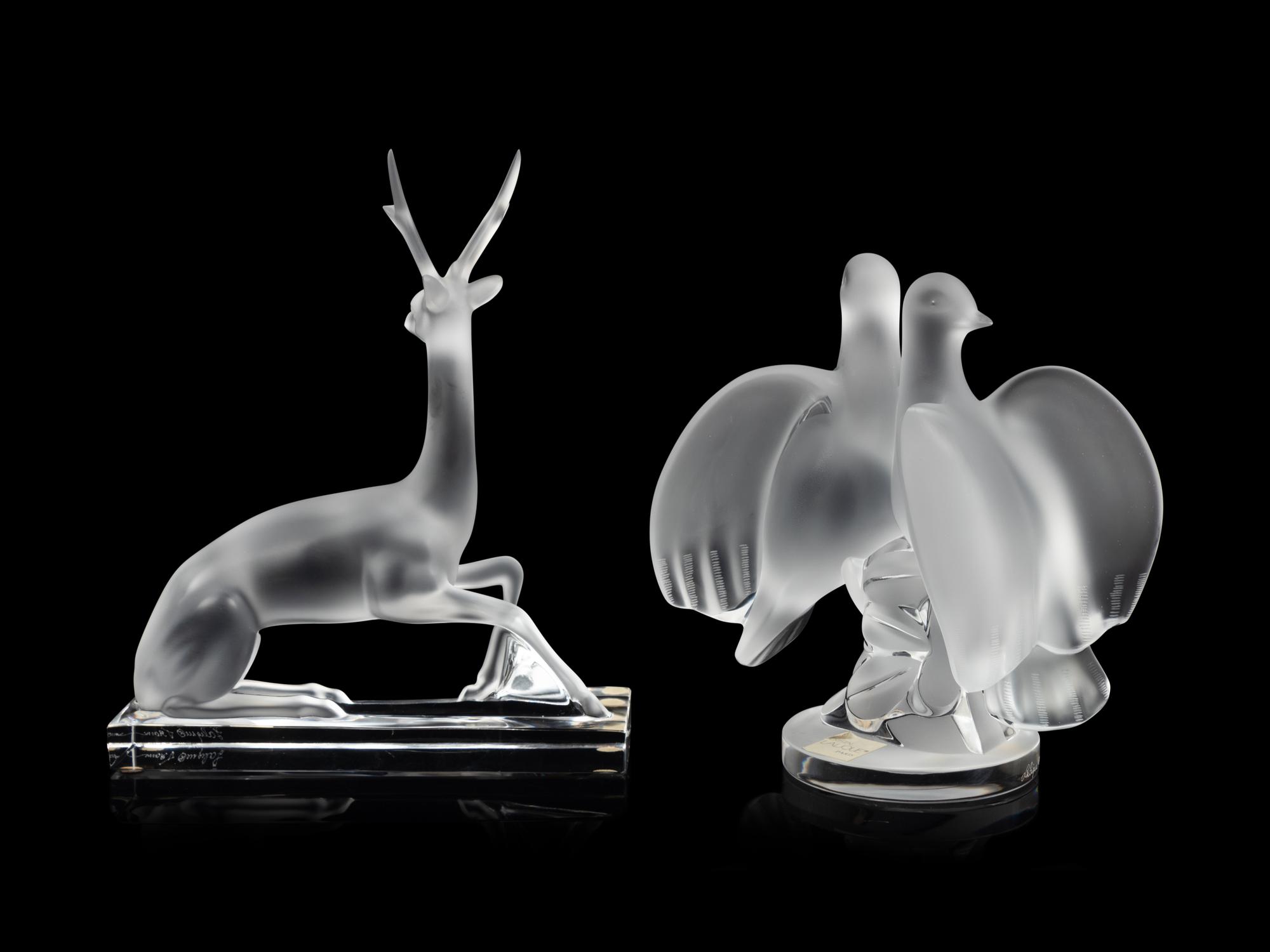 A Group of Lalique Table Articles