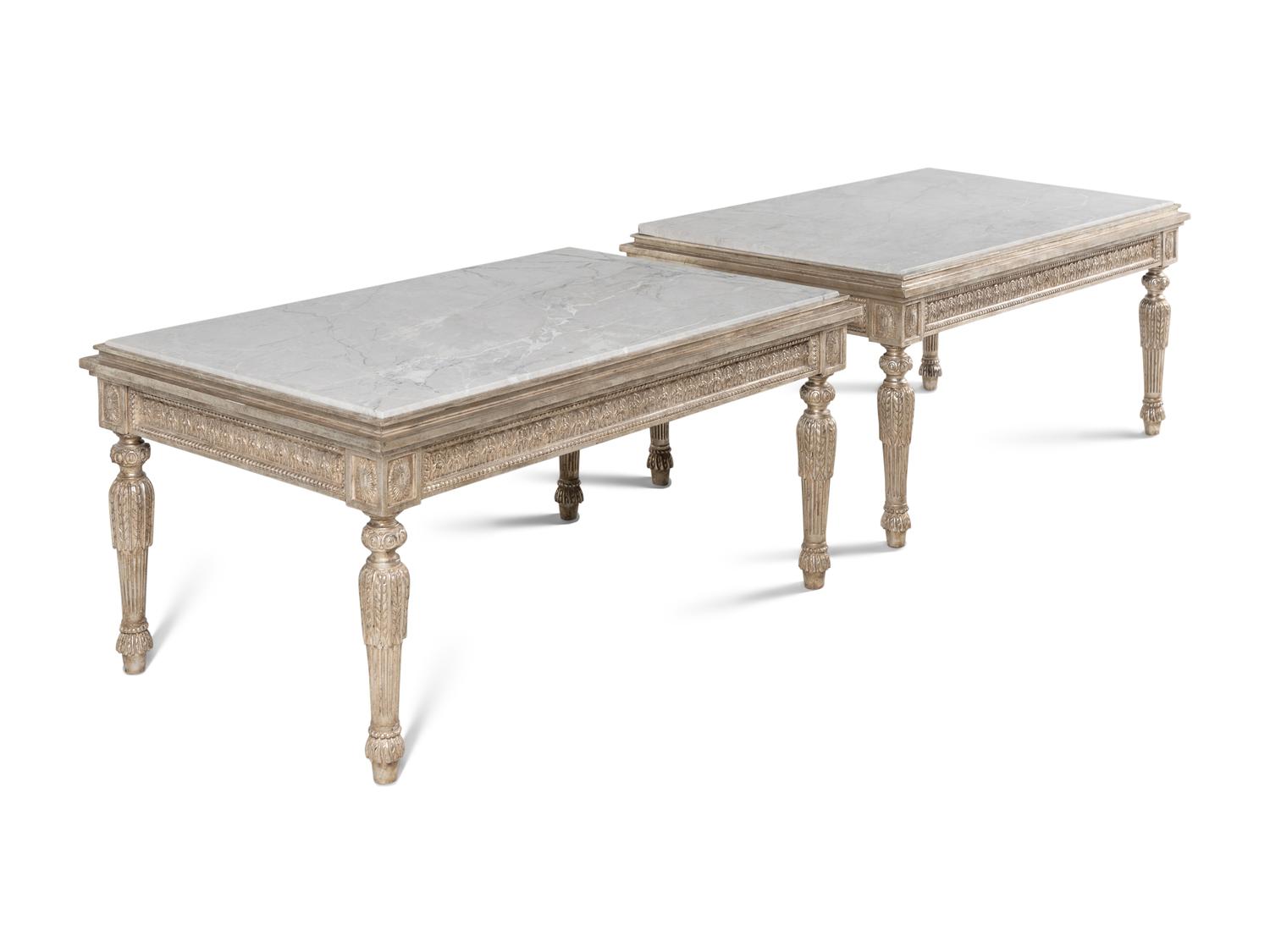 A Pair of Ebanista Montaigne Low Tables