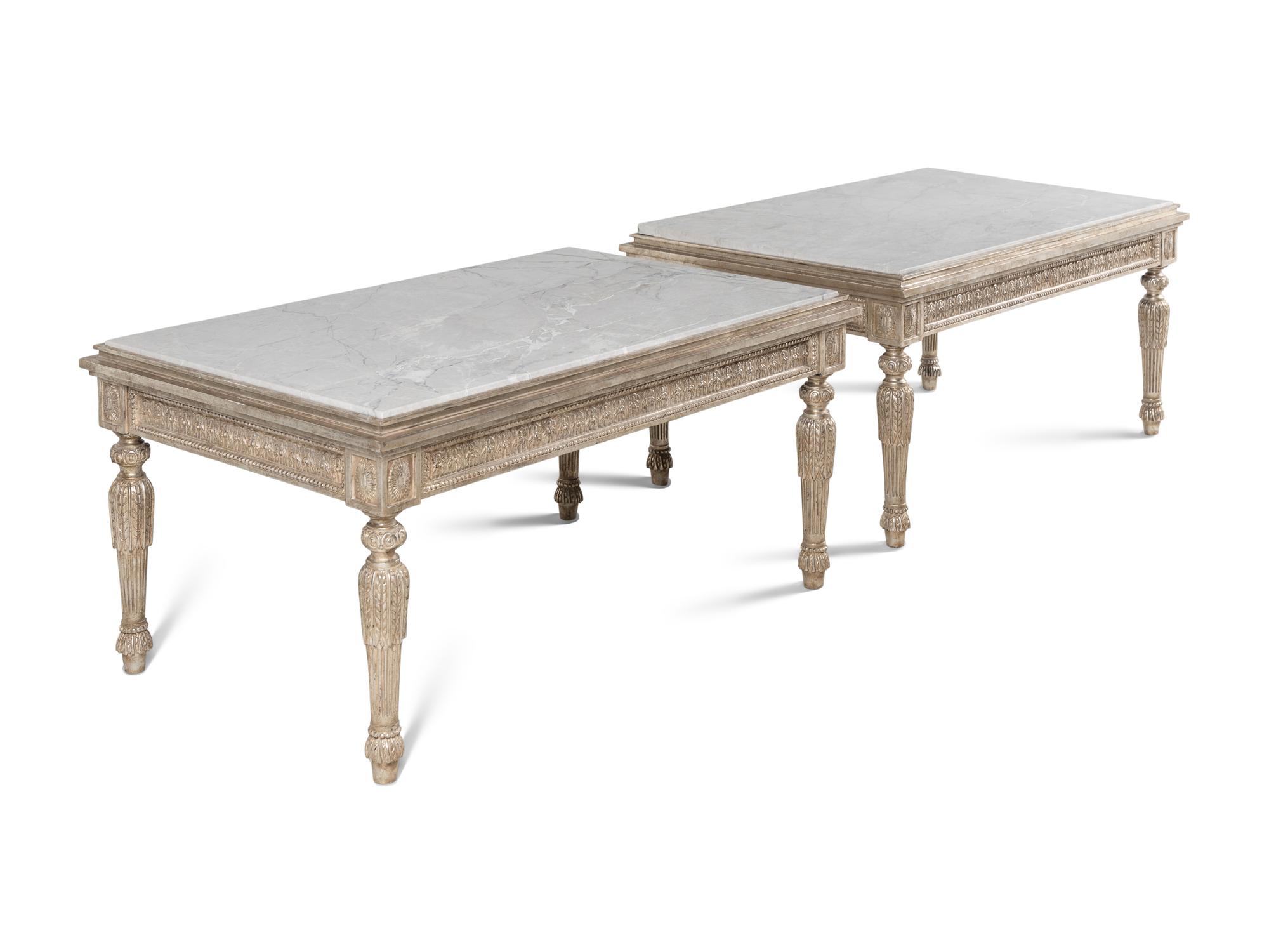 A Pair of Ebanista Montaigne Low Tables