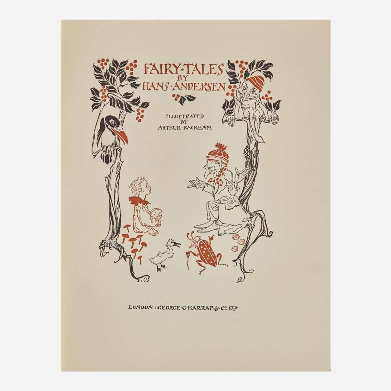 [Children's & Illustrated] [Rackham, Arthur] Andersen, Hans (Christian) Fairy Tales