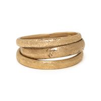 ANTIQUE, YELLOW GOLD BANGLE BRACELETS