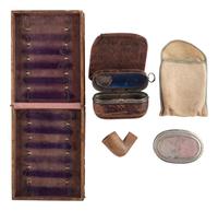 [CIVIL WAR]. A group of 5 smoking-related items, comprising: