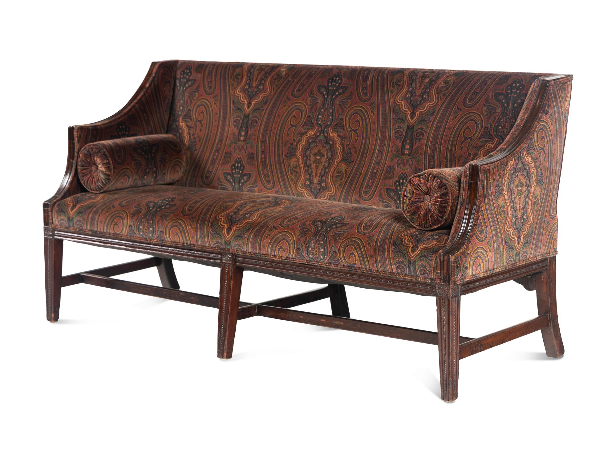 An English Mahogany Sofa