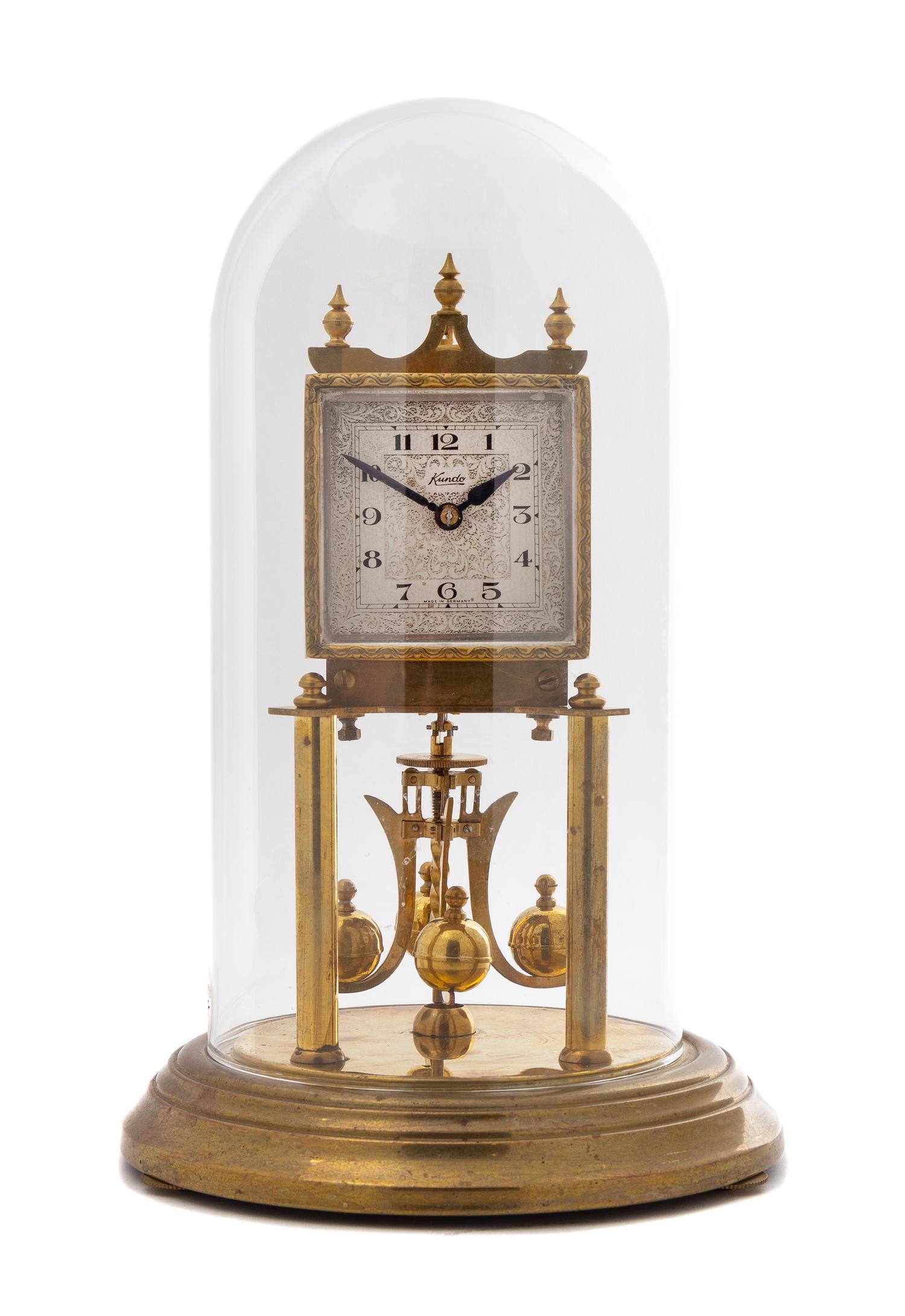 A German Brass Torsion Pendulum Clock