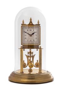A German Brass Torsion Pendulum Clock