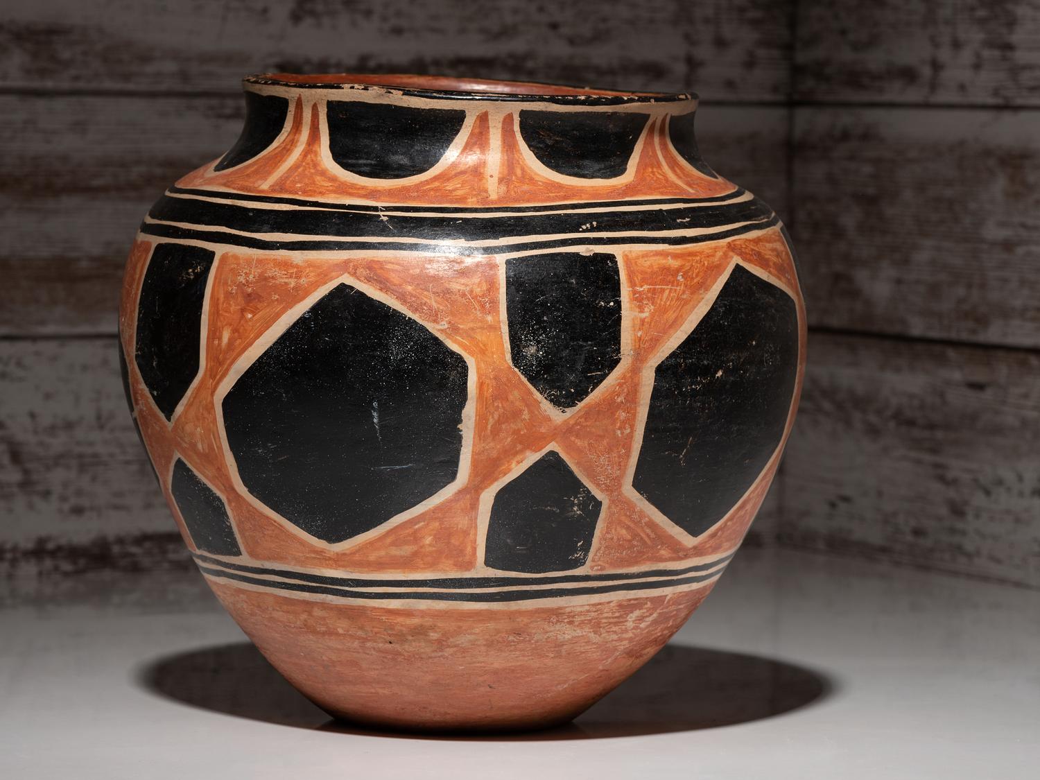 Polychrome Pottery Jar