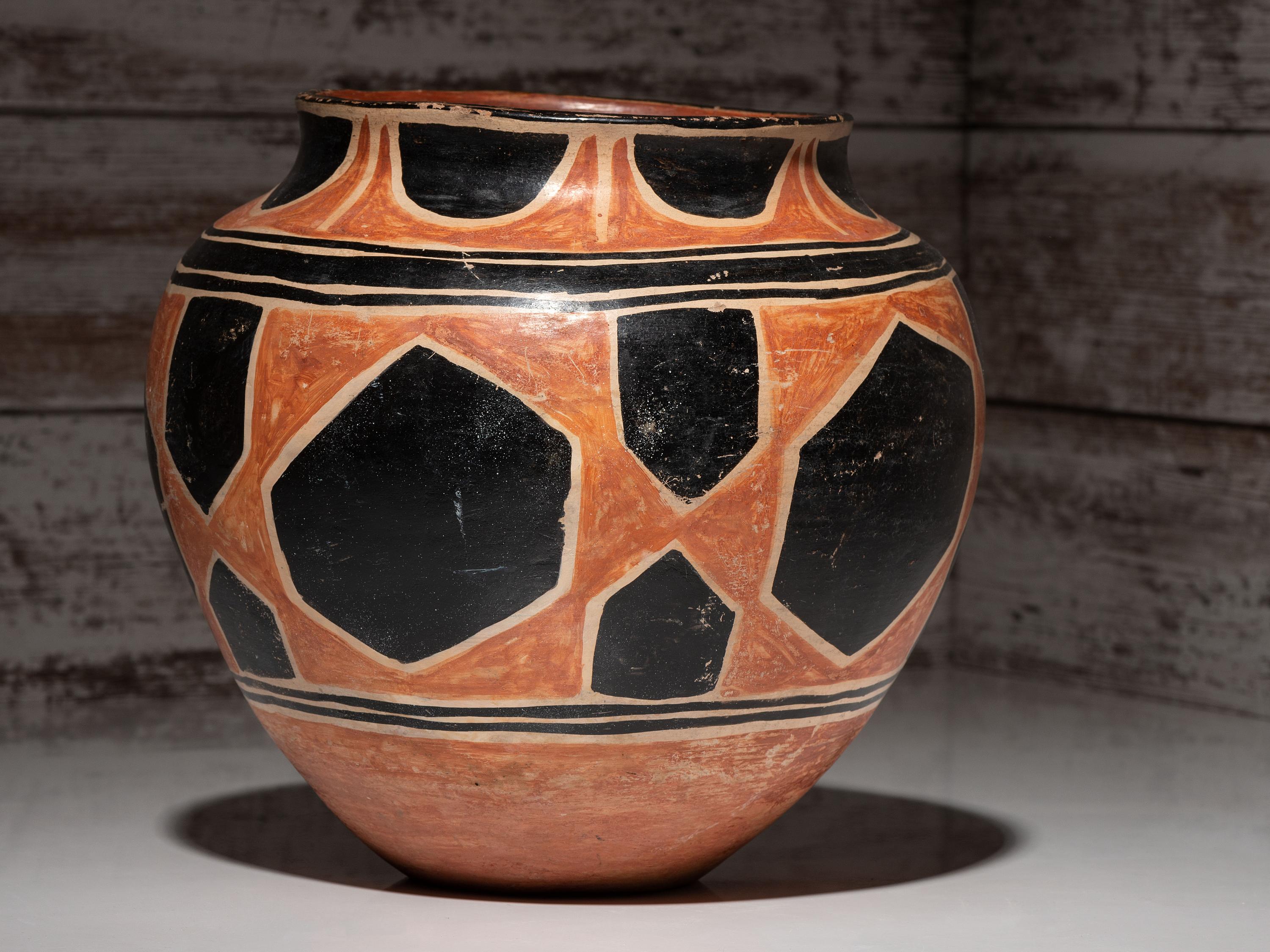 Polychrome Pottery Jar
