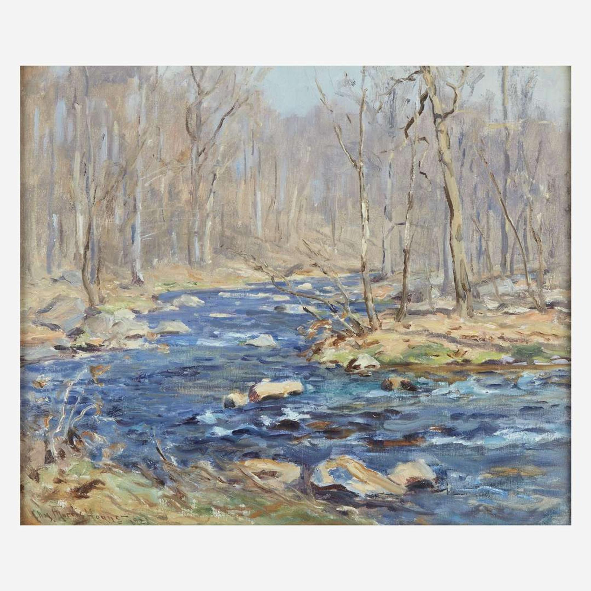 Charles Morris Young (American, 1869–1964) Darby Creek in Spring