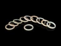 Ten Chinese Hardstone Bangles