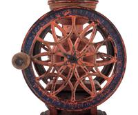 A Lane Brothers "Swift Mill" and a John Wright Painted Cast Iron Coffee Mill