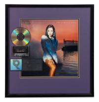 A Vanessa WIlliams: The Comfort Zone RIAA Certified Platinum Presentation Album 22 x 21 inches.