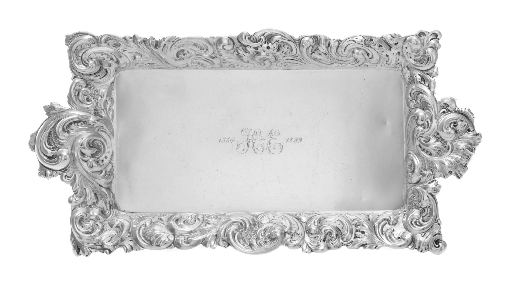 An American Silver Serving Dish
