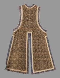 Two Brocade Woven Silk Lady's Vests