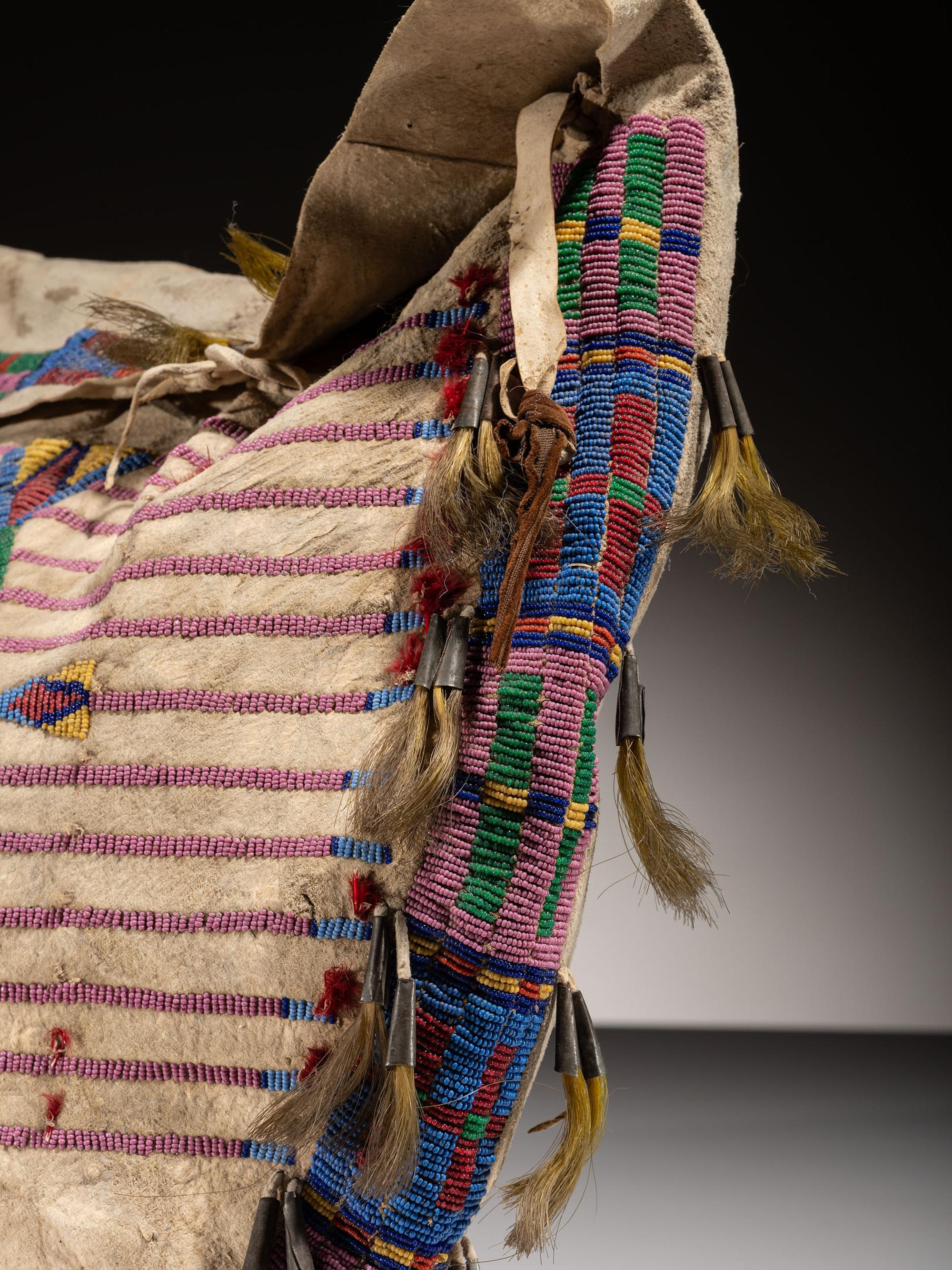 Yankton Sioux Beaded Hide Possible Bag