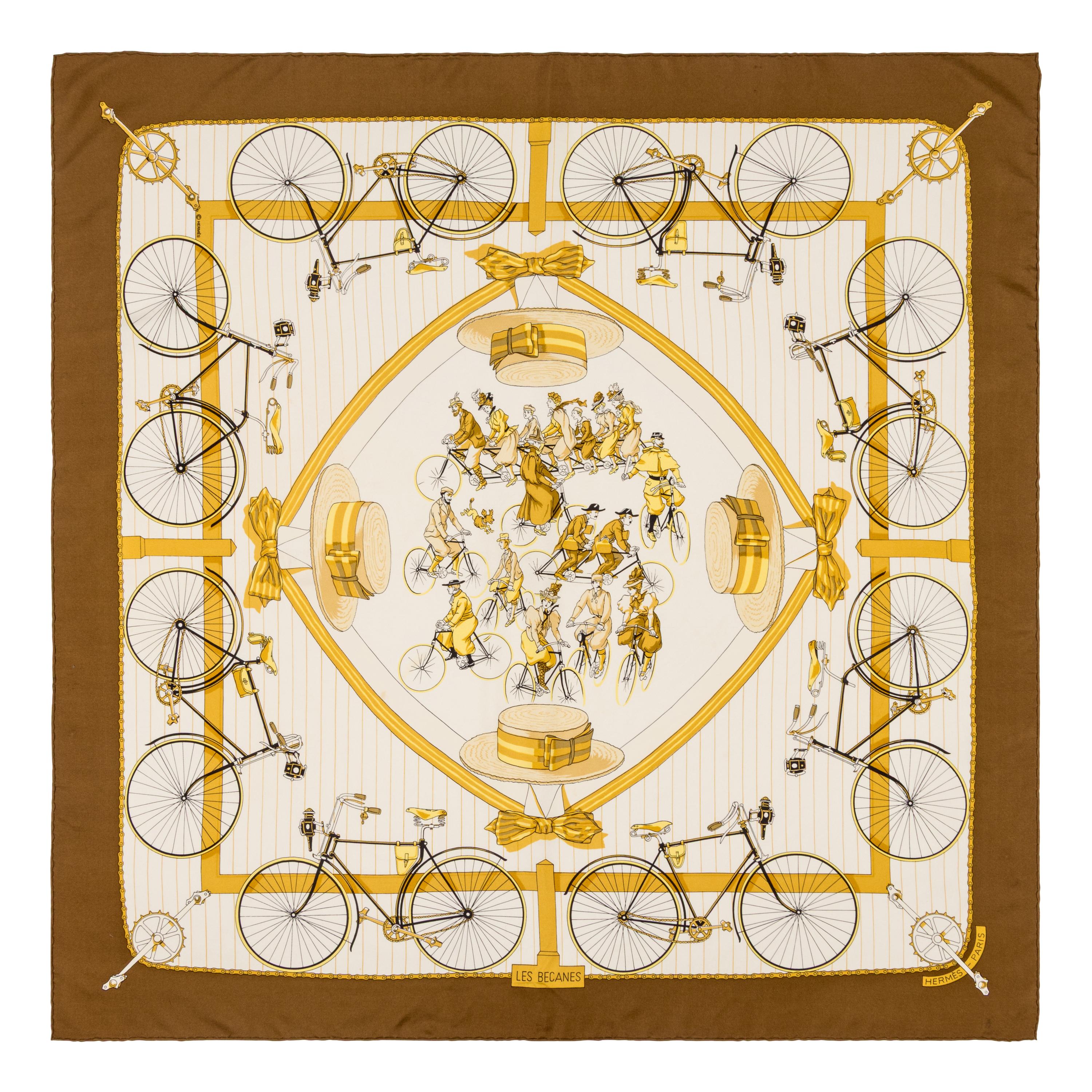 Hermès, Five Silk Scarves 90