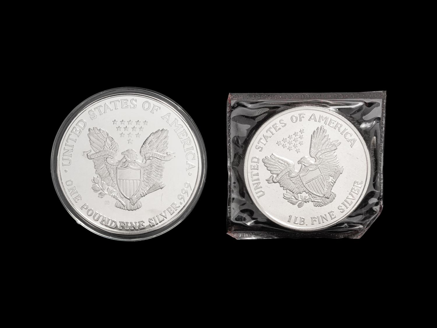 [PRIVATE ISSUE] Two 1-Pound Silver Rounds