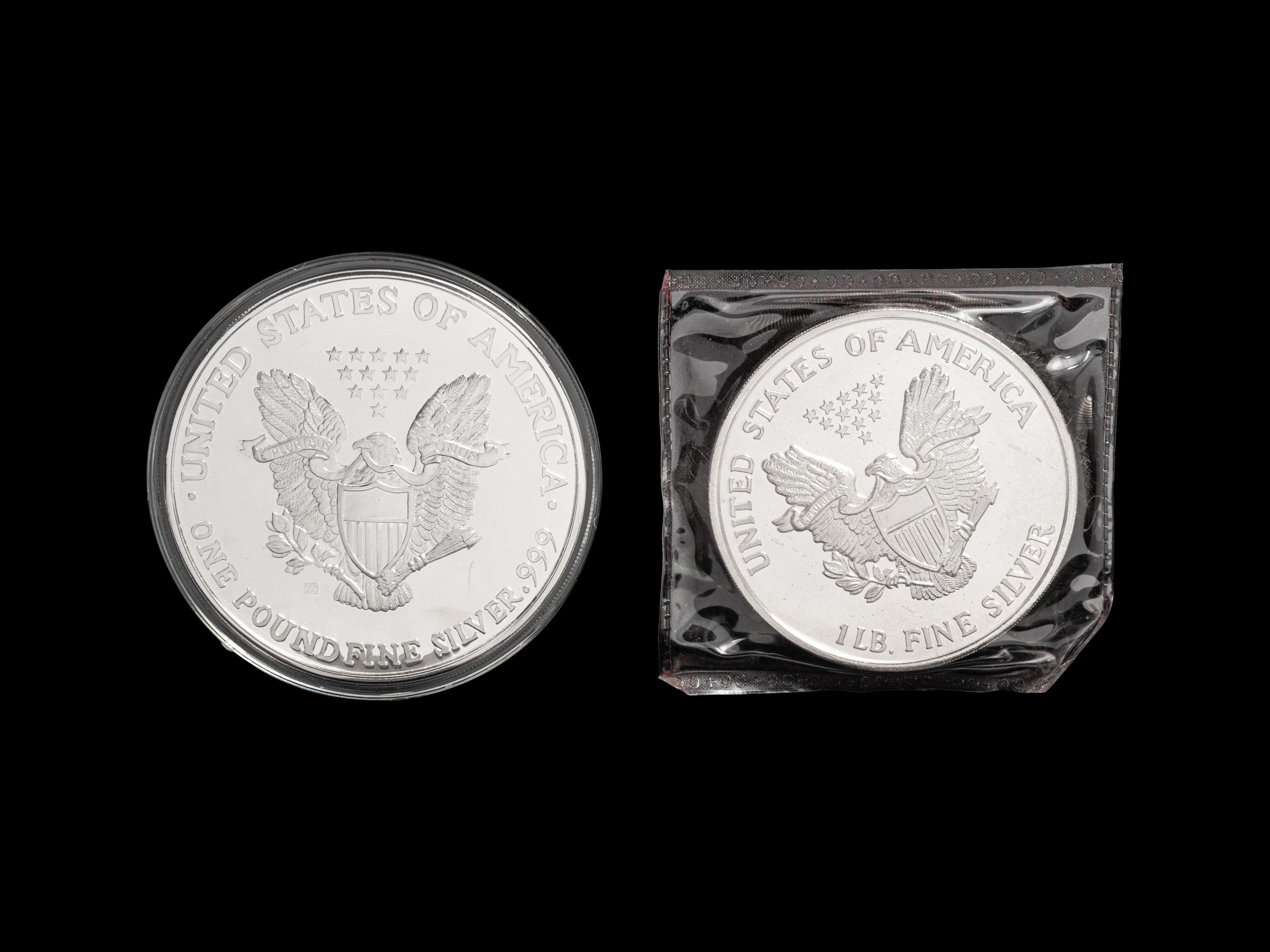 [PRIVATE ISSUE] Two 1-Pound Silver Rounds