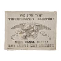 [American Newspapers] One of the Final Large Electoral Victories by the Declining Whig Party, Printing a Large and Impressive Victory Display