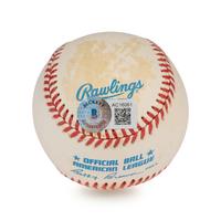 A Mickey Mantle Single Signed Autograph Baseball (Beckett Authentication Services Letter)