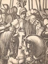 A group of seven European prints