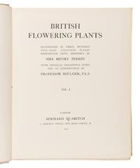 [BRITISH FLORA & FAUNA]. A group of 5 works, comprising: