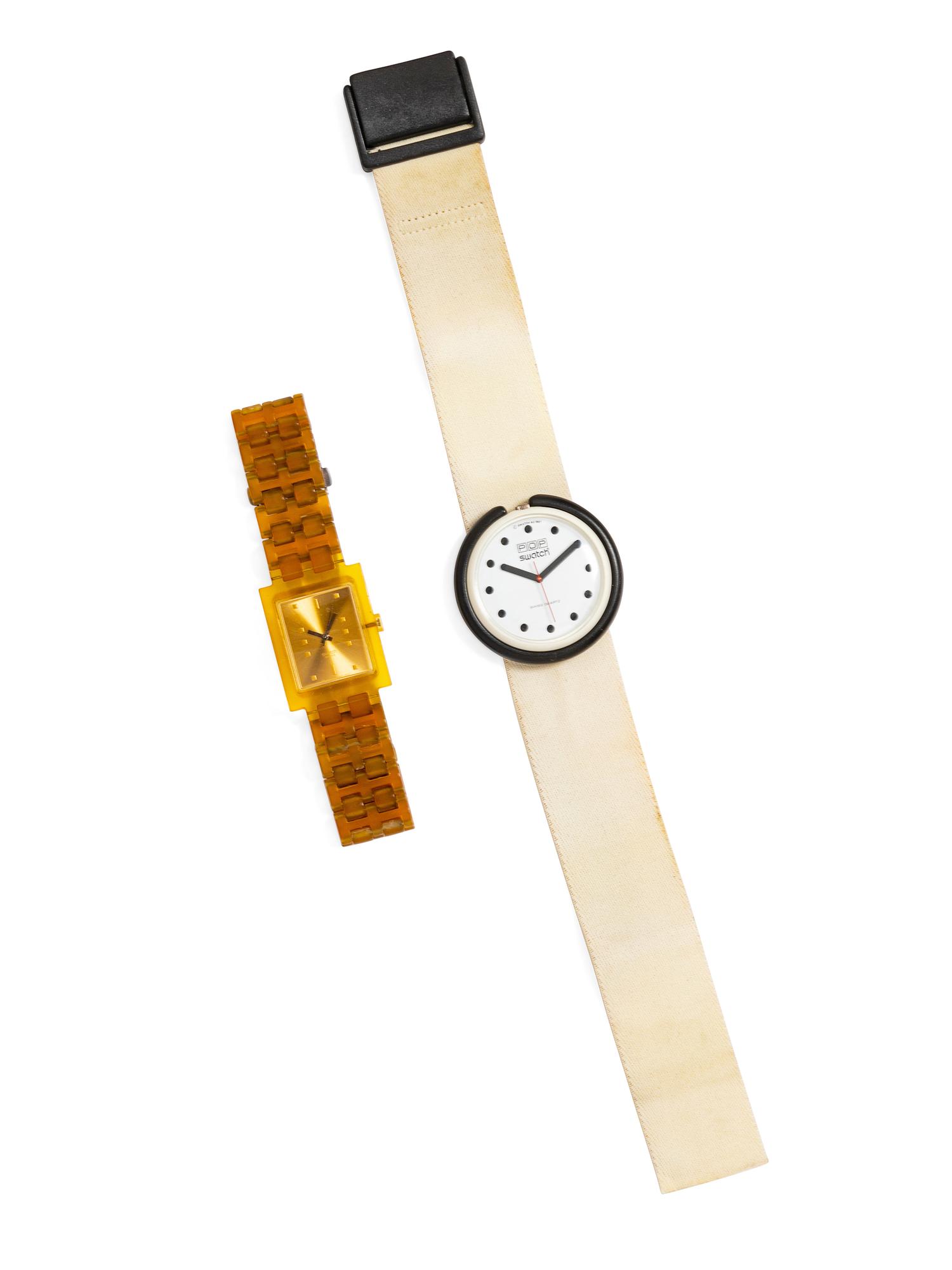 A Pair of Swatch Watches, 1980s